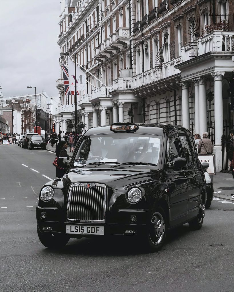Mythique taxi londonien : le black cab